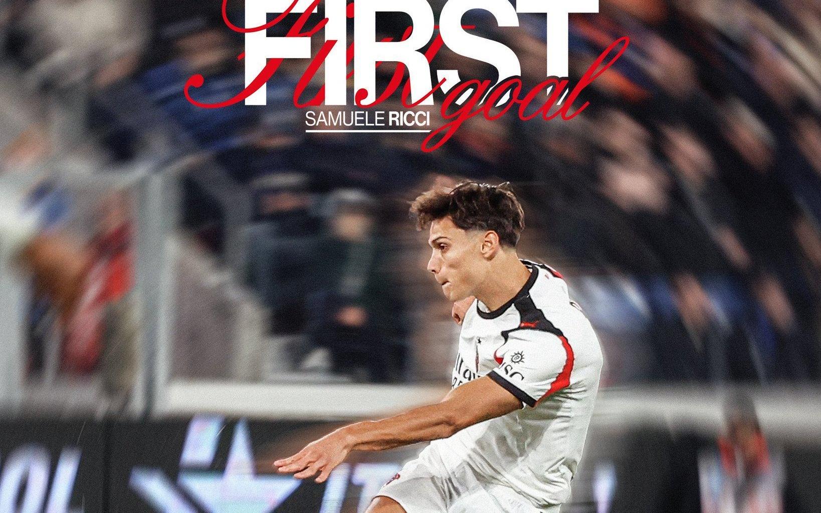 對(duì)陣亞特蘭大開場(chǎng)4分鐘破門，里奇攻入個(gè)人米蘭生涯首球